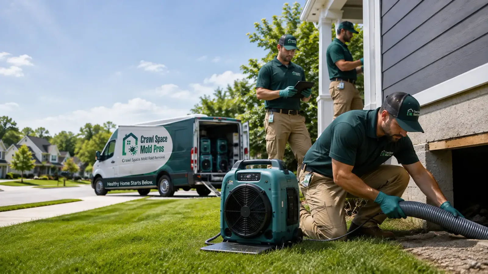 Crawl Space Mold Removal in Charlestown, NH